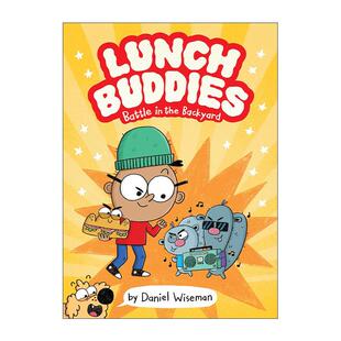 Battle 书籍 进口英语原版 后院 Lunch Buddies 战斗 the 英文版 英文原版 Backyard 搞笑漫画章节书 午餐伙伴1