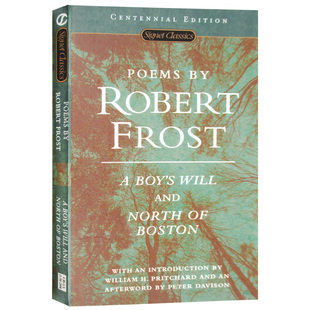 进口文学书籍 书 Robert Poems 英文版 罗伯特弗罗斯特诗歌集 少年 意志 正版 波士顿以北 Frost 英文原版