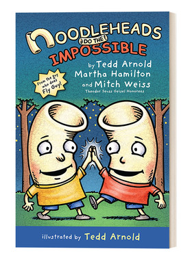 英文原版 Noodleheads Do The Impossible 傻瓜面条头小子6 战胜不可能 全彩漫画 Tedd Arnold 英文版 进口英语原版书籍