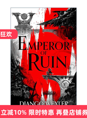 英文原版 Emperor of Ruin 毁灭的帝国 Django Wexler畅销奇幻小说 燃烧之刃与银色之眼系列3 英文版 进口英语原版书籍