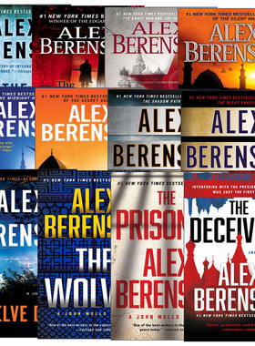 英文原版 John Wells 约翰?威尔斯系列12册 惊悚悬疑间谍小说 Alex Berenson 英文版 进口英语原版书籍
