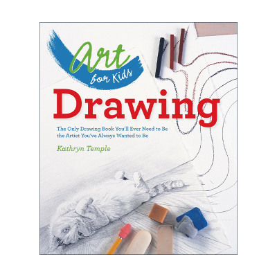 英文原版 Art for Kids Drawing 儿童艺术 绘画入门 英文版 进口英语原版书籍