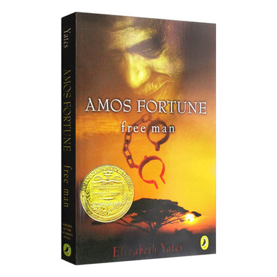 英文原版 Amos Fortune Free Man 阿莫斯的命运 自由人 纽伯瑞金奖 儿童文学 黑人解放 英文版 进口英语原版书籍