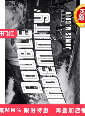 英文原版 Double Indemnity 双重赔偿 经典犯罪小说 James M. Cain 英文版 进口英语原版书籍