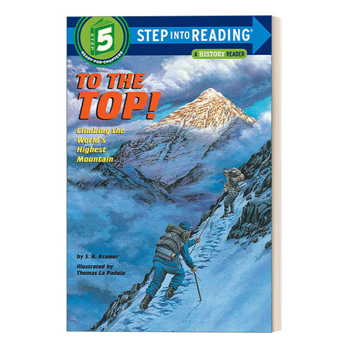 英文原版 Step Into Reading 5 - To the Top 攀登世界高峰 兰登分级读物5 英文版 进口英语原版书籍