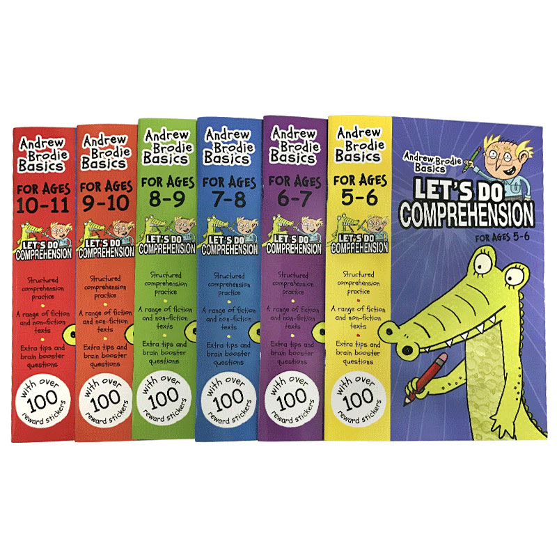 英国小学阅读理解练习册6本套装 英文原版小学教材 Let's Do Comprehension 5-11岁1-2-3-4-5-6年级 英文版正版进口书籍