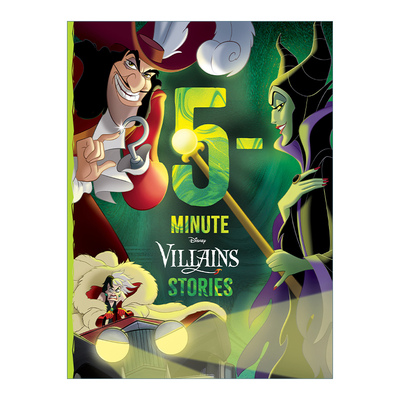 英文原版迪士尼反派的奸诈故事