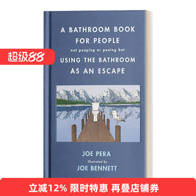 英文原版 A Bathroom Book for People Not Pooping or Peeing but Using the Bathroom as an Escape 精装漫画 进口英语原版书籍