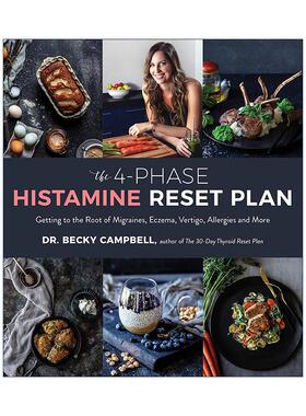 英文原版 The 4-Phase Histamine Reset Plan 4阶段组胺重置计划 深入探究偏头痛 湿疹 眩晕 过敏等的根源 进口英语原版书籍
