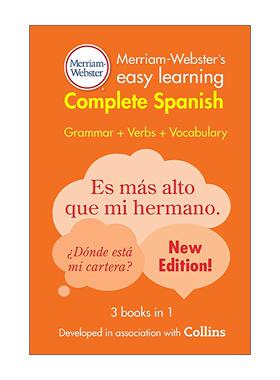 原版 Merriam-Webster’s Easy Learning Complete Spanish 韦氏轻松学习 西班牙语词典 精装 进口原版书籍