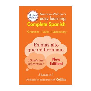 原版 Merriam-Webster’s Easy Learning Complete Spanish 韦氏轻松学习 西班牙语词典 精装 进口原版书籍