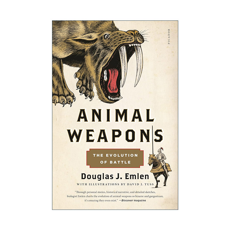 英文原版 Animal Weapons 动物武器 物种战斗的演化与命运 2018年SAT阅读题 英文版 进口英语原版书籍