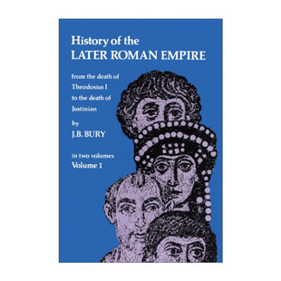 Bury Roman Later 英文原版 Vol.1 英文版 the 卷一 晚期罗马帝国史 书籍 进口英语原版 Empire History