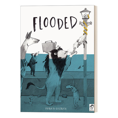 英文原版 Flooded 被淹没的城市 精装动物绘本 西班牙插画师Mariajo Ilustrajo 英文版 进口英语原版书籍