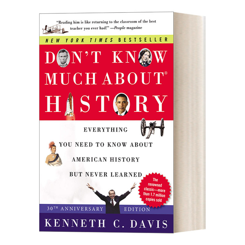 英文原版 Don't Know Much About History 30th Anniversary Edition 历史冷门知识 30周年纪念版 AP历史读物 进口英语原版书籍