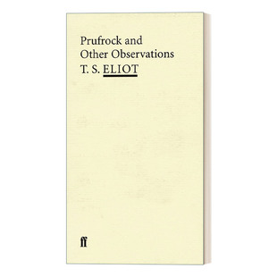 英文原版小说 Prufrock and Other Observations 普鲁弗洛克及其他 T.S.艾略特诗集 英文版 进口英语原版书籍