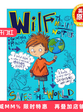 英文原版 Wilf the Mighty Worrier Saves the World 操心鬼维尔夫拯救世界 章节桥梁书 英文版 进口英语原版书籍