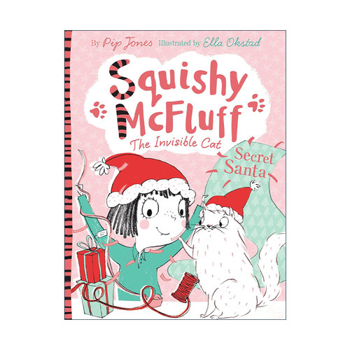 英文原版 Squishy McFluff Secret Santa 我的假想朋友隐形猫-神秘圣诞老人 英文版 进口英语原版书籍
