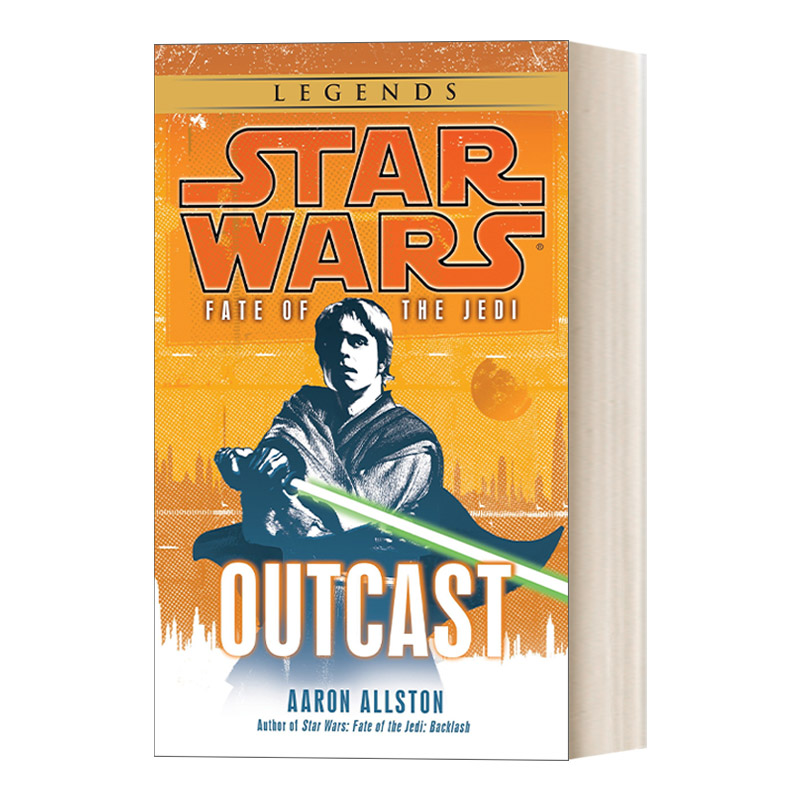 英文原版小说 Star Wars Fate of the Jedi 01 Outcast 星球大战 绝地的命运系列1 放逐 科幻小说 简装 英文版 进口英语原版书籍
