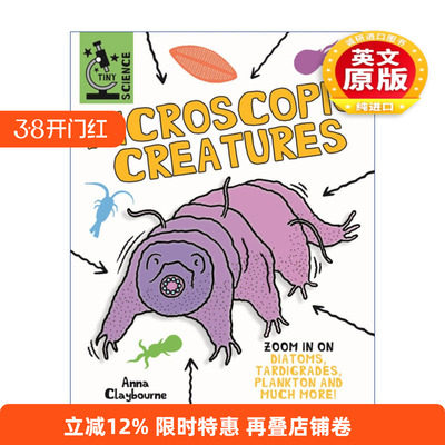 英文原版 Tiny Science Microscopic Creatures 微小科学系列 微观生物 英文版 进口英语原版书籍