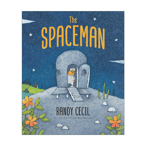 英文原版 The Spaceman 小小太空人 儿童科幻冒险绘本精装 小狗露西作者Randy Cecil 英文版 进口英语原版书籍