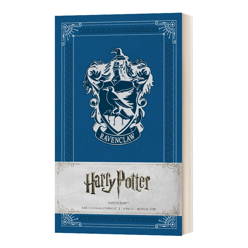 英文原版 精装小说 Harry Potter Ravenclaw Hardcover Ruled Journal 哈利波特 拉文克劳鹰院笔记本 英文版 进口英语原版书籍