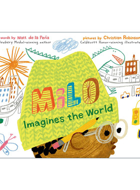 英文原版 Milo Imagines the World米洛畅想世界 儿童精装绘本 纽伯瑞金奖 凯迪克银奖双料得主马特·德拉培尼亚 进口英语原版书籍