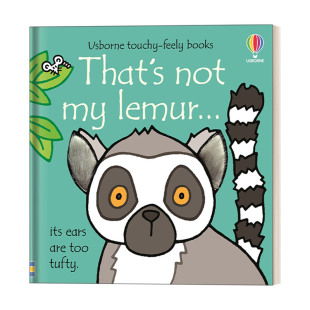英文版 书籍 not 那不是我 狐猴 lemur 进口英语原版 英文原版 触摸书儿童绘本纸板书 That