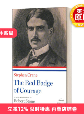 英文原版小说 The Red Badge of Courage 红色英勇勋章 铁骑雄师电影原著 美国文库经典 Library of America