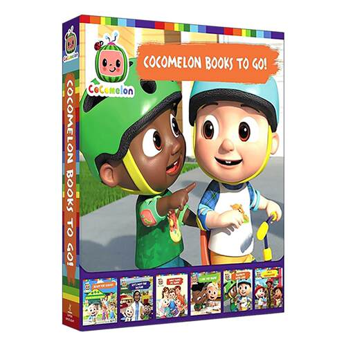 英文原版 CoComelon Books to Go 可可瓜瓜6册盒装 儿童故事书 英文版 进口英语原版书籍