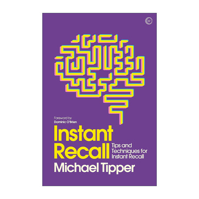 英文原版 Instant Recall 即时记忆 快速记忆训练法 Michael Tipper 英文版 进口英语原版书籍