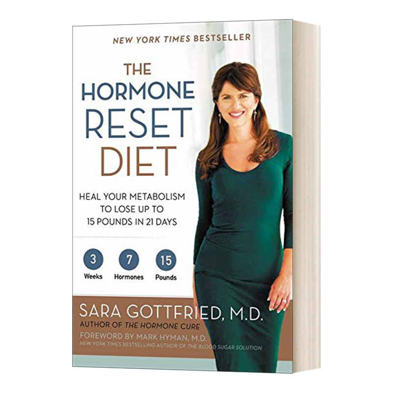 英文原版 The Hormone Reset Diet终结肥胖哈佛医师的荷尔蒙重整饮食法英文版进口英语原版书籍-封面