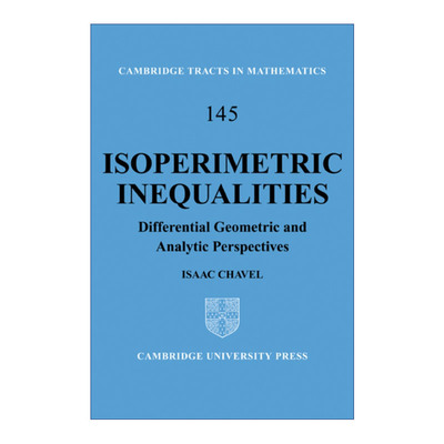 英文原版 Isoperimetric Inequalities 等周不等式 剑桥数学丛书系列 英文版 进口英语原版书籍