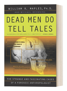 英文原版 Dead Men Do Tell Tales 与骸骨交谈 我希望每一个案件都有答案 法医 犯罪学 豆瓣高分推荐 William R. Maples 进口书籍
