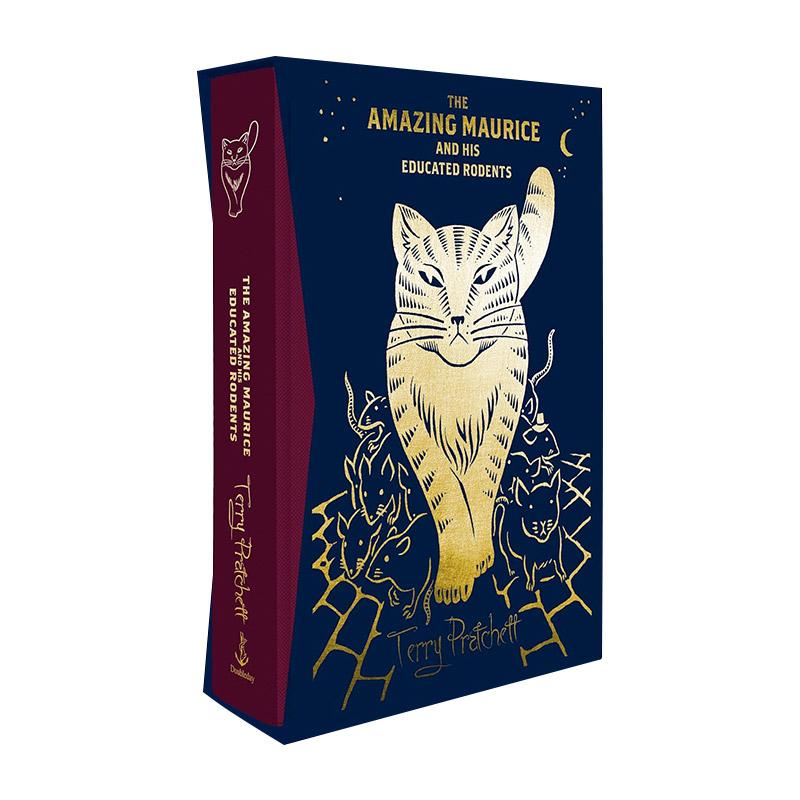 英文原版 The Amazing Maurice and his Educated Rodents 碟形世界 猫和少年魔笛手 盒装豪华版精装 英文版 进口英语原版书籍