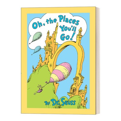 英文原版 Oh the Places You'll Go Lenticular Edition 噢 你要去的地方 0-3岁新生儿 苏斯博士 3D透镜封面版 英文版 进口英语书
