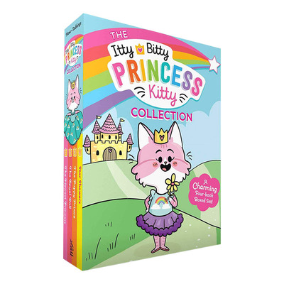 英文原版 The Itty Bitty Princess Kitty Collection 小猫公主系列1-4盒装 贝蒂和凯蒂 英文版 进口英语原版书籍