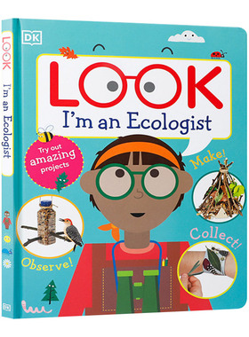 英文原版 Look I'm An Ecologist 看 我是个生态学家 精装 英文版 进口英语原版书籍儿童全英语书