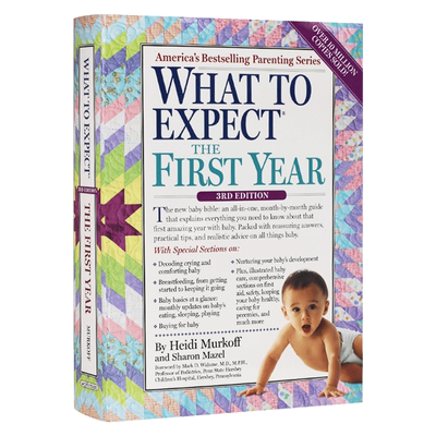 新生儿育儿指南 英文原版  What to Expect the First Year 海蒂育儿大百科 0-1岁  英文版进口原版英语书籍