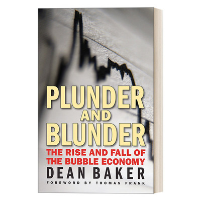 英文原版 Plunder and Blunder 掠夺与失策 泡沫经济的兴衰 经济学 Dean Baker 英文版 进口英语原版书籍