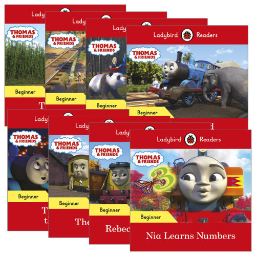 英文原版 Ladybird Readers Beginner Level Thomas the Tank Engine 托马斯小火车8册 小瓢虫分级阅读 初级 英文版 进口英语书籍