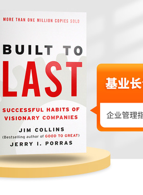 基业长青 英文原版 Built to Last 智慧公司的成功习惯 企业管理法则 实用管理指南 吉姆柯林斯 英文版进口英语企业管理书籍