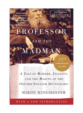 英文原版 The Professor and the Madman 教授与疯子 牛津英语词典诞生记 25周年版 西蒙温彻斯特 英文版 进口英语原版书籍