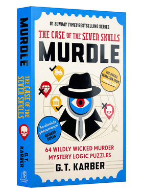 英文原版 Murdle The Case of the Seven Skulls 谋杀谜团5 七骨头谜案 解谜益智图书 英文版 进口英语原版书籍