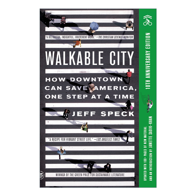 英文原版 Walkable City 适宜步行的城市 营造充满活力的市中心拯救美国 10周年版 英文版 进口英语原版书籍