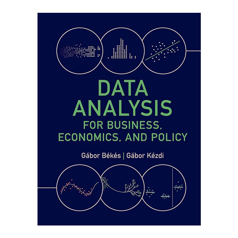 英文原版 Data Analysis for Business Economics and Policy 商业 经济和政策数据分析 英文版 进口英语原版书籍