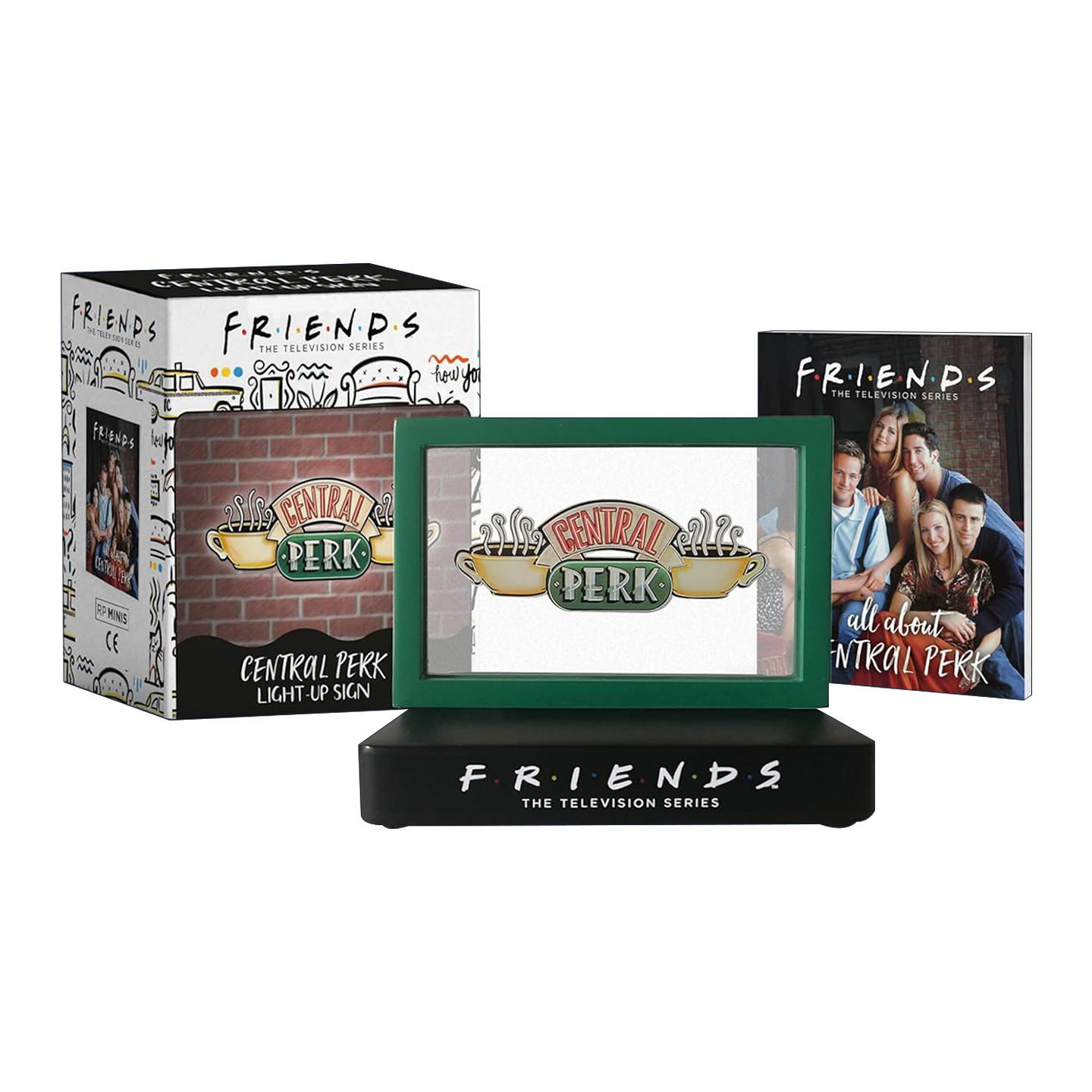 英文原版 Friends Central Perk Light-Up Sign 老友记 中央公园咖啡馆照明摆件 英文版 进口英语原版书籍