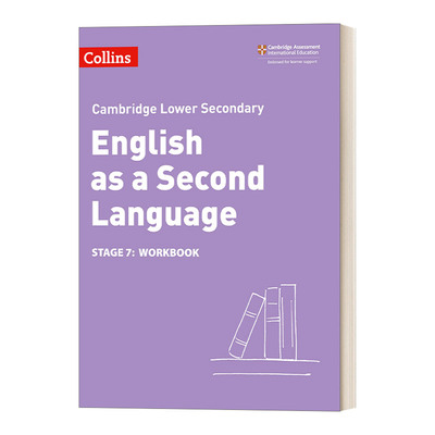 英文原版 Lower Secondary English as a Second Language Workbook Stage 7 剑桥国际初中英语练习册 七年级 进口英语书籍