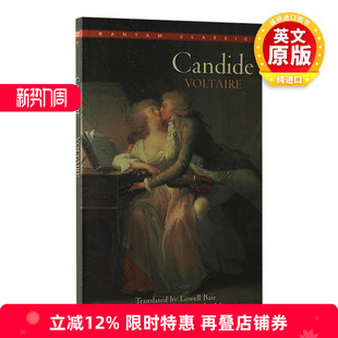 法国文学 Paperback Candide 携带本 平装 Bantam版 伏尔泰 Voltaire 进口小说 英文原版 赣第德