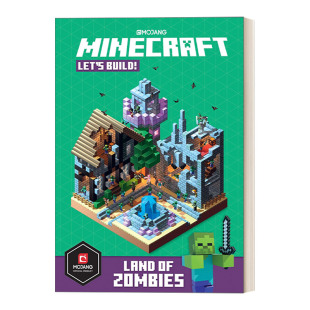 Build Zombies Minecraft 英文版 书籍 英文原版 搭建抵御僵尸建筑 Land Let 世界建筑 我 进口英语原版 僵尸之地